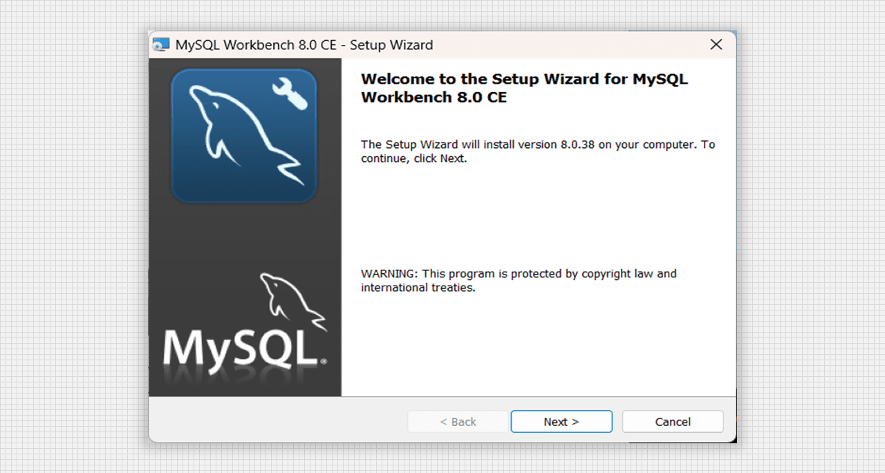 Setup for MySQL Workbench 8.0 CE